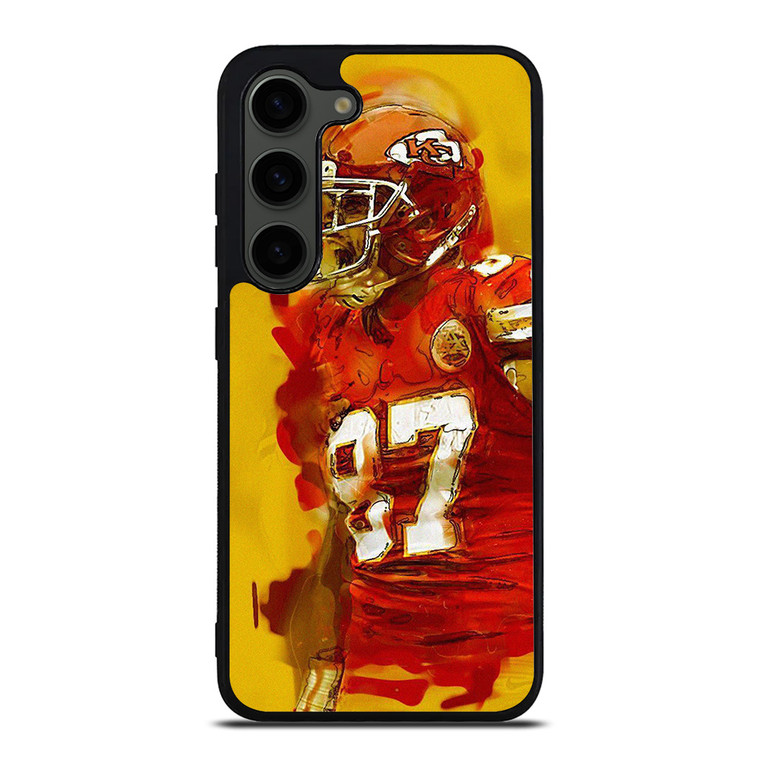 TRAVIS KELCE KANSAS CITY CHIEFS ART Samsung Galaxy S23 Plus Case Cover TRAVIS KELCE KANSAS CITY CHIEFS ART Samsung Galaxy S23 Plus Case Cover