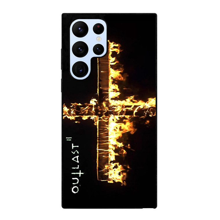 OUTLAST 2 FIRE SYMBOL  Samsung Galaxy S22 Ultra Case Cover OUTLAST 2 FIRE SYMBOL  Samsung Galaxy S22 Ultra Case Cover