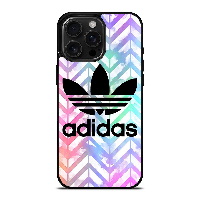ADIDAS COLORFUL ZIG ZAG LOGO iPhone 16 Pro Max Case Cover ADIDAS COLORFUL ZIG ZAG LOGO iPhone 16 Pro Max Case Cover