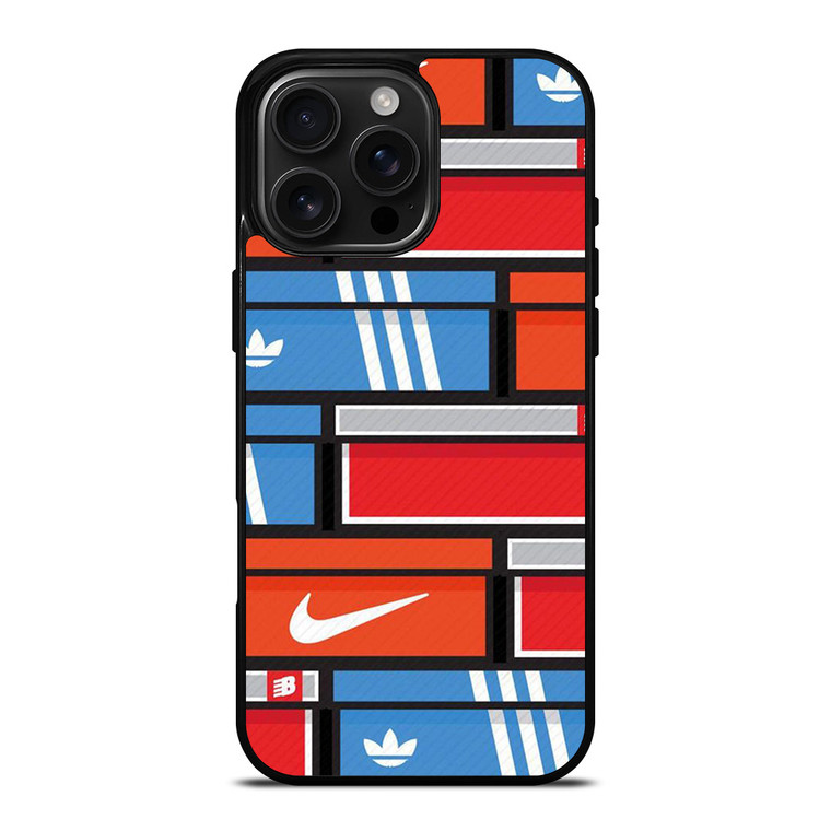 ADIDAS NIKE NEW BALANCE BOXES iPhone 16 Pro Max Case Cover