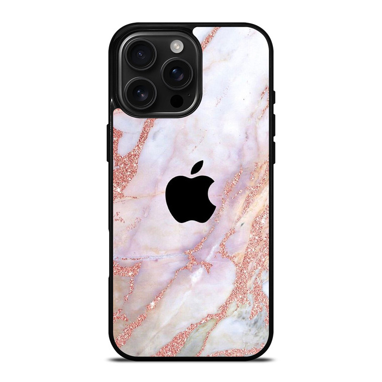 APPLE SPARKLING MARBLE iPhone 16 Pro Max Case Cover