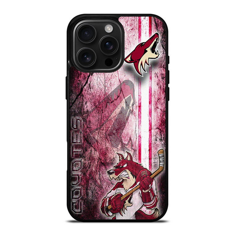 ARIZONA COYOTES HOCKEY TEAM LOGO iPhone 16 Pro Max Case Cover