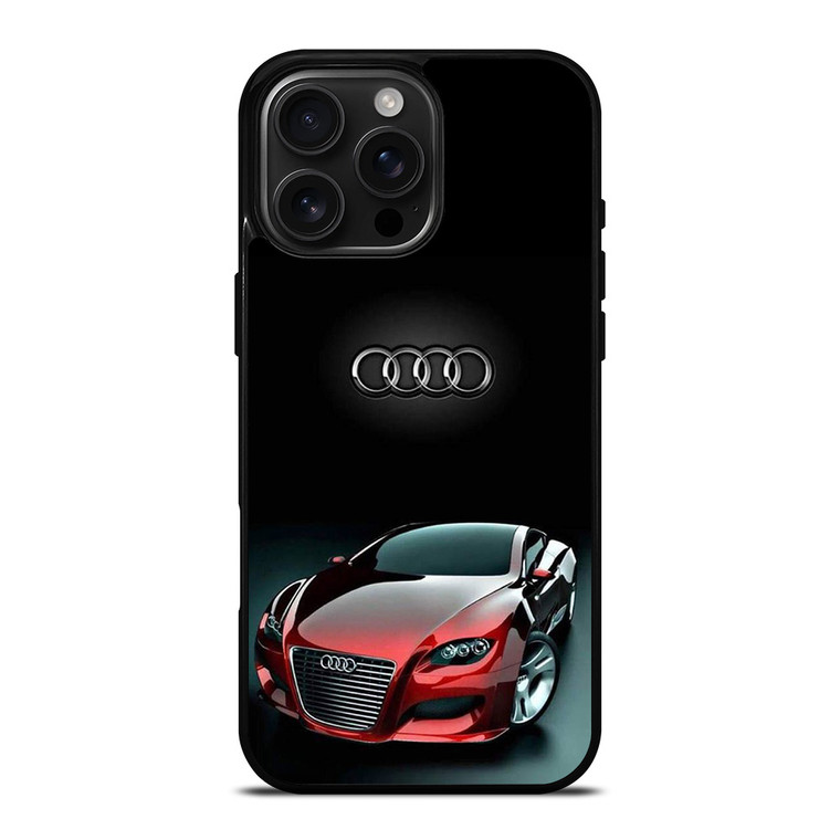 AUDI R8 RED EMBLEM iPhone 16 Pro Max Case Cover