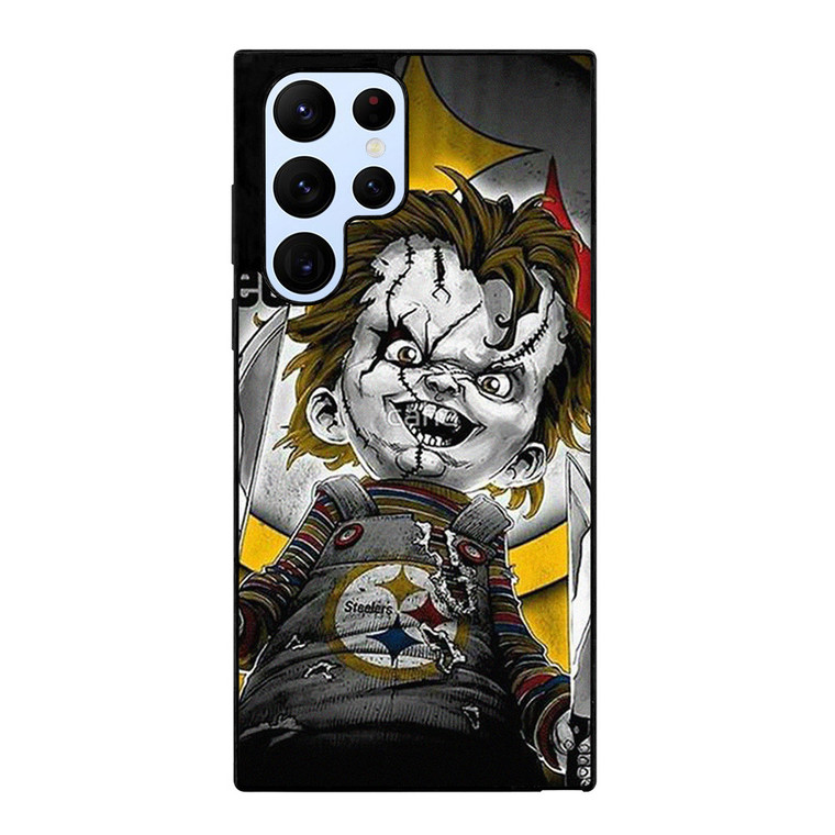 PITTSBURGH STEELERS CHUCKY DOLL  Samsung Galaxy S22 Ultra Case Cover PITTSBURGH STEELERS CHUCKY DOLL  Samsung Galaxy S22 Ultra Case Cover