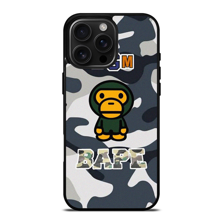 BAPESTA WGM CAMO iPhone 16 Pro Max Case Cover