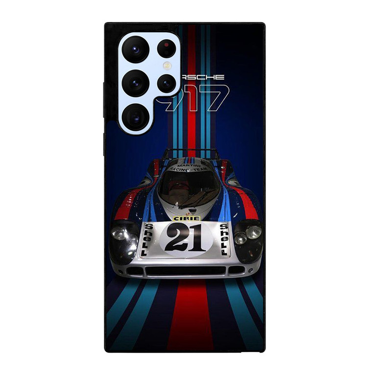 PORSCHE 917 MARTINI RACING  Samsung Galaxy S22 Ultra Case Cover PORSCHE 917 MARTINI RACING  Samsung Galaxy S22 Ultra Case Cover