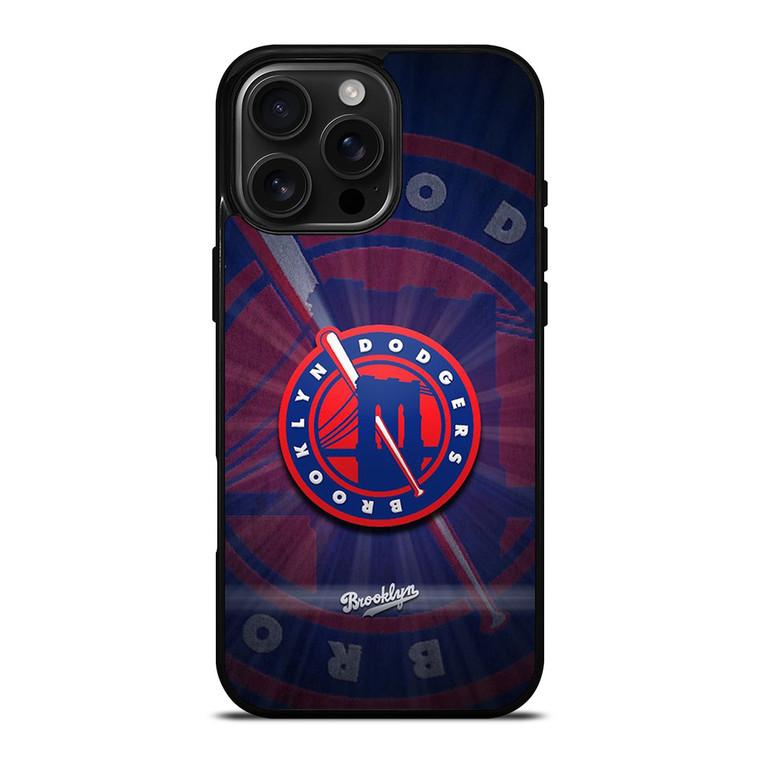 BROOKLYN DODGERS BASEBALL LOGO iPhone 16 Pro Max Case Cover