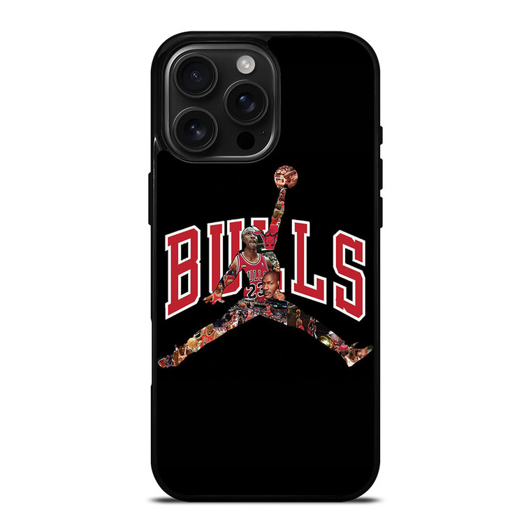 CHICAGO BULLS MICHAEL JORDAN JUMP iPhone 16 Pro Max Case Cover
