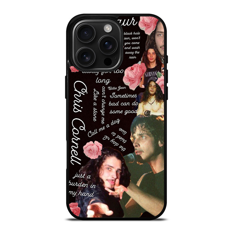 CHRIS CORNELL COLLAGE iPhone 16 Pro Max Case Cover