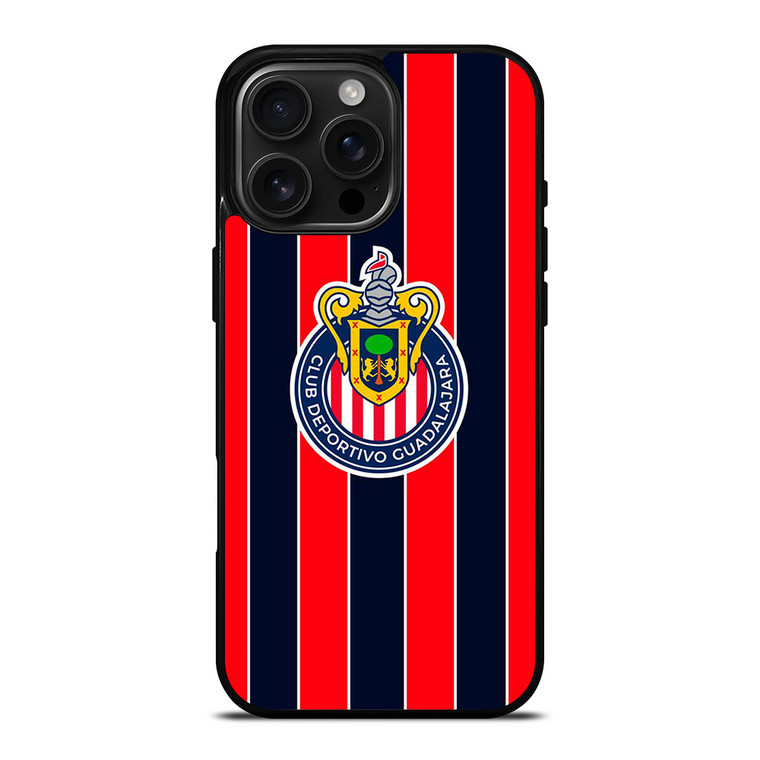 CLUB DEPORTIVO GUADALAJARA 2023 AWAY KIT iPhone 16 Pro Max Case Cover