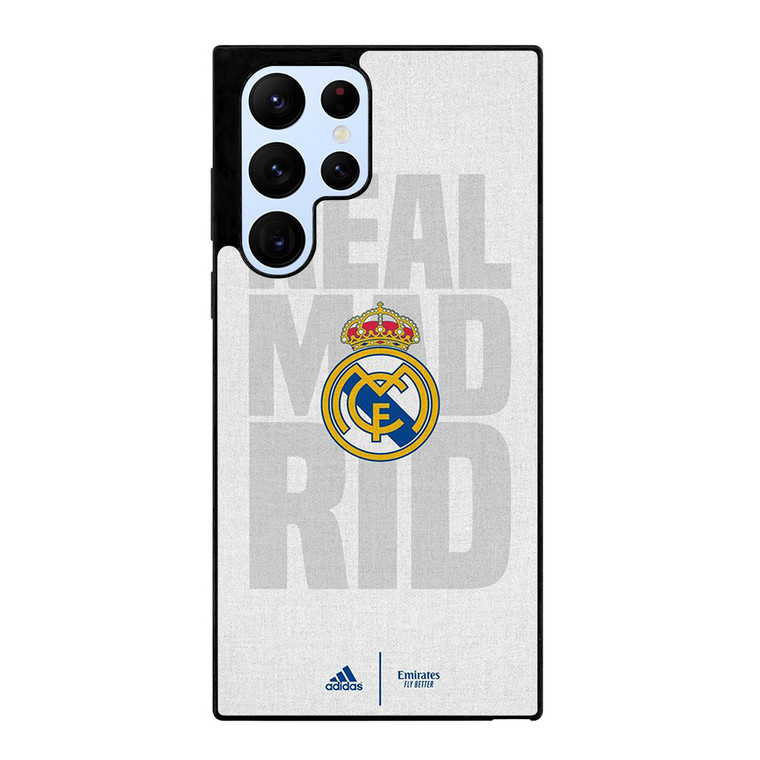 REAL MADRID ADIDAS LOGO  Samsung Galaxy S22 Ultra Case Cover REAL MADRID ADIDAS LOGO  Samsung Galaxy S22 Ultra Case Cover