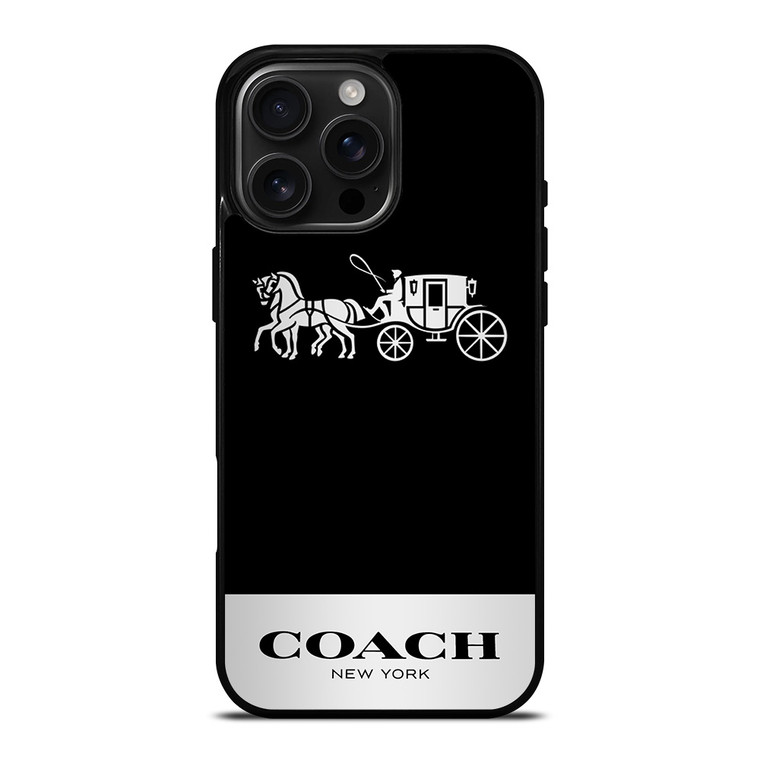 COACH NEW YORK LOGO iPhone 16 Pro Max Case Cover COACH NEW YORK LOGO iPhone 16 Pro Max Case Cover
