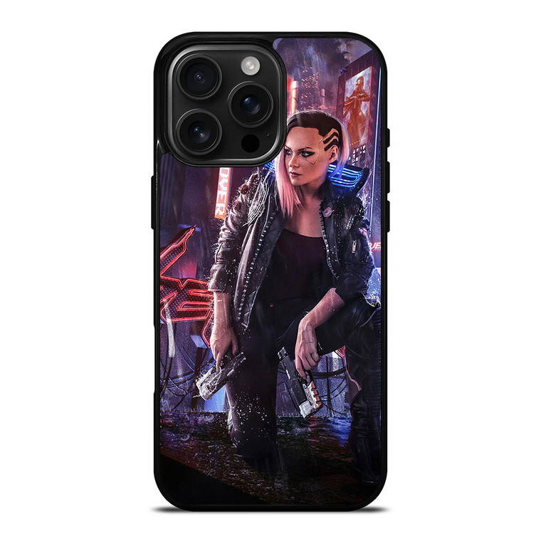 CYBERPUNK 2077 GIRL iPhone 16 Pro Max Case Cover