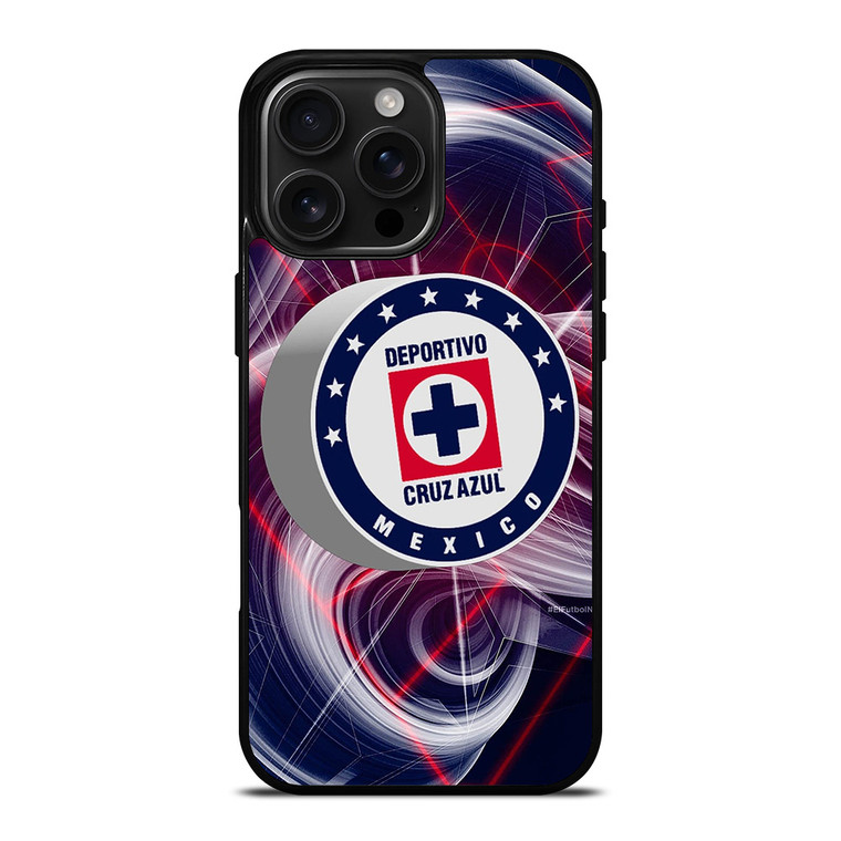 DEPORTIVO CRUZ AZUL MEXICO ABSTRACT LOGO iPhone 16 Pro Max Case Cover