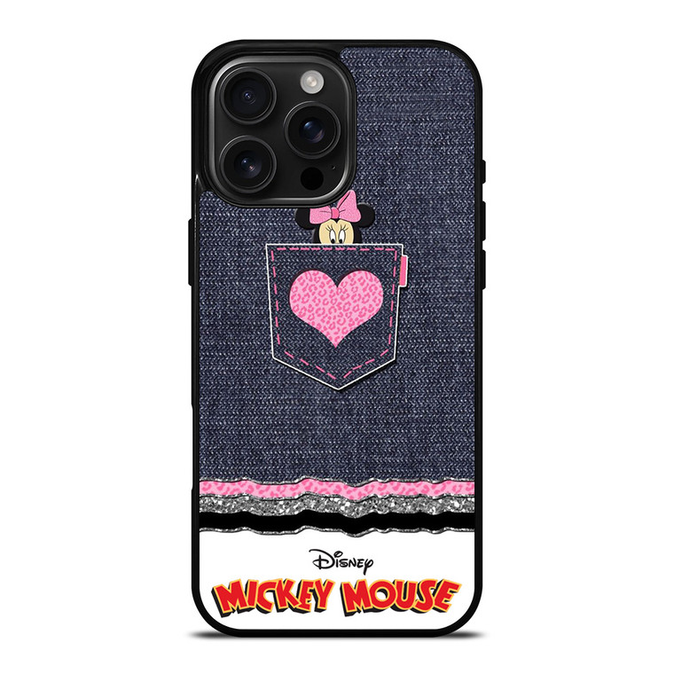 DISNEY MICKEY MOUSE JEANS iPhone 16 Pro Max Case Cover