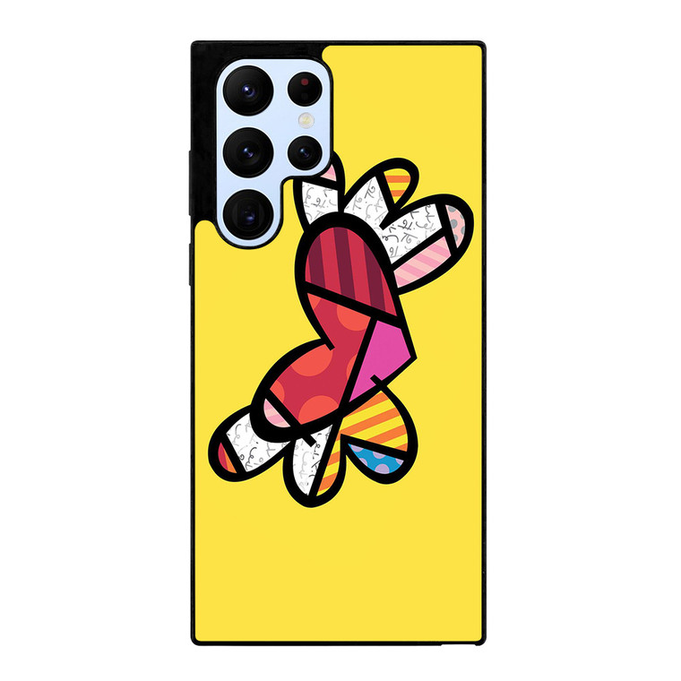 ROMERO BRITTO LOVE SIGN  Samsung Galaxy S22 Ultra Case Cover