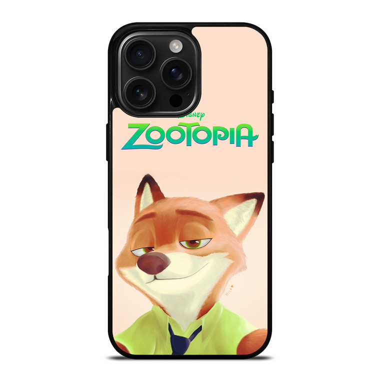DISNEY ZOOTOPIA NICK WILDE iPhone 16 Pro Max Case Cover