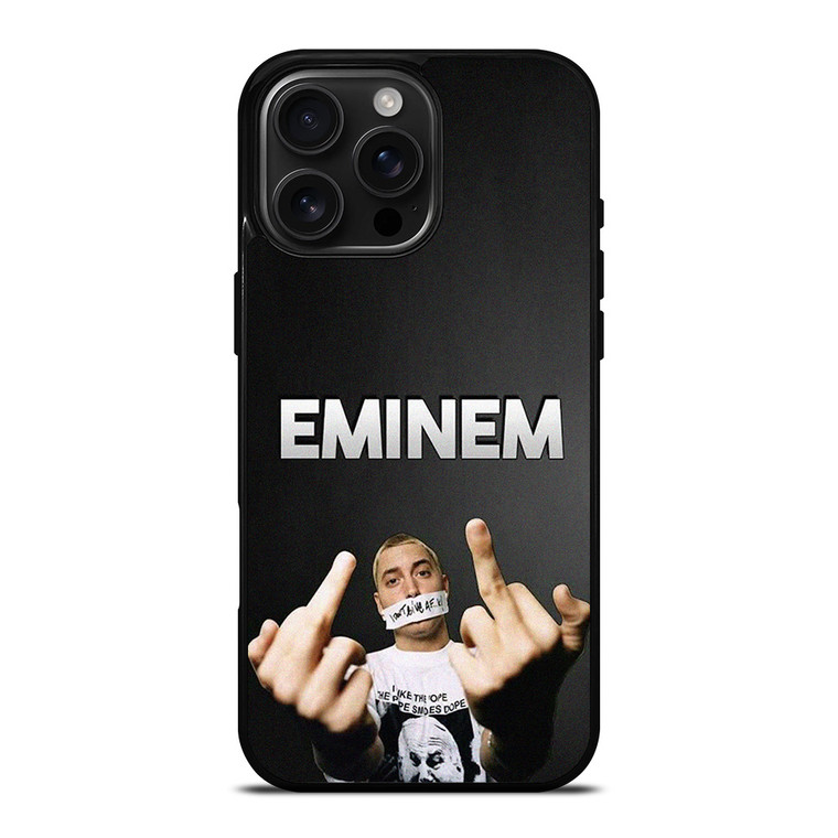 EMINEM RAPPER RAPPER MIDDLE FINGER iPhone 16 Pro Max Case Cover