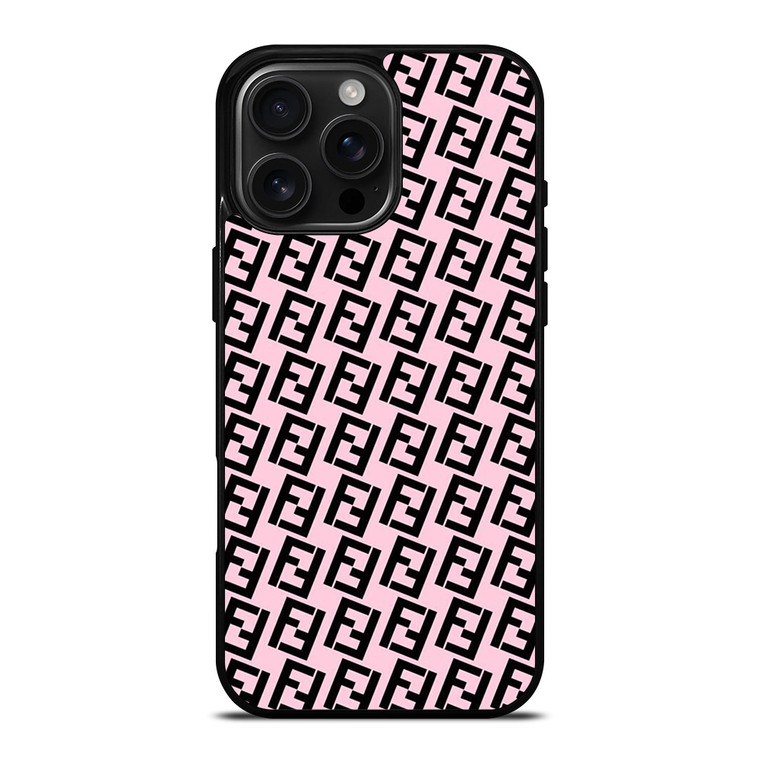 FENDI ROMA PINK iPhone 16 Pro Max Case Cover