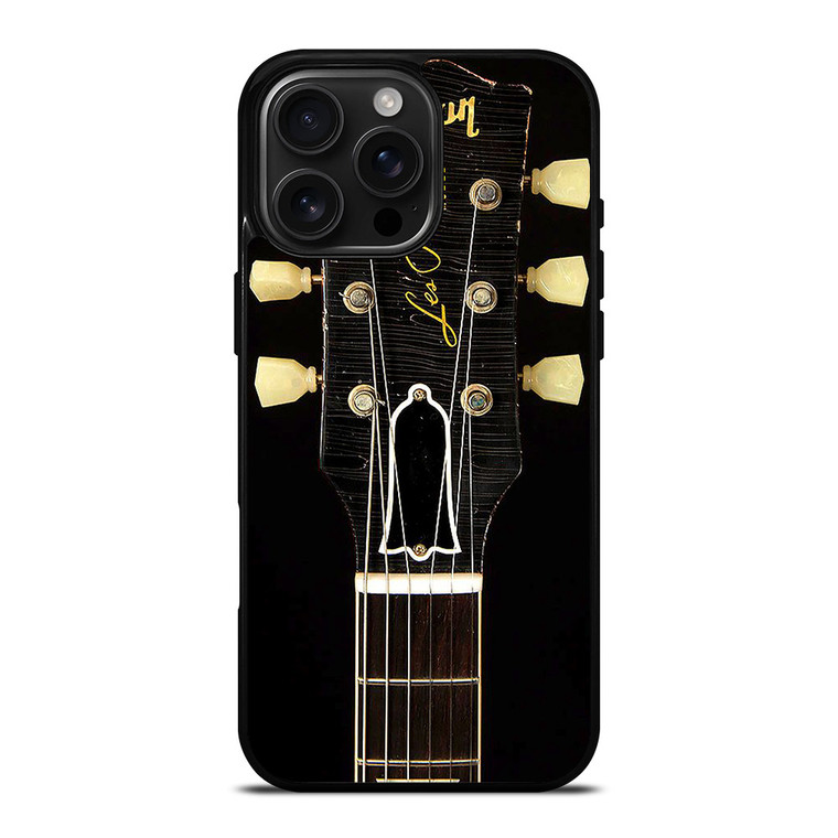 GIBSON LES PAUL HEADSTOCK GUITAR iPhone 16 Pro Max Case Cover