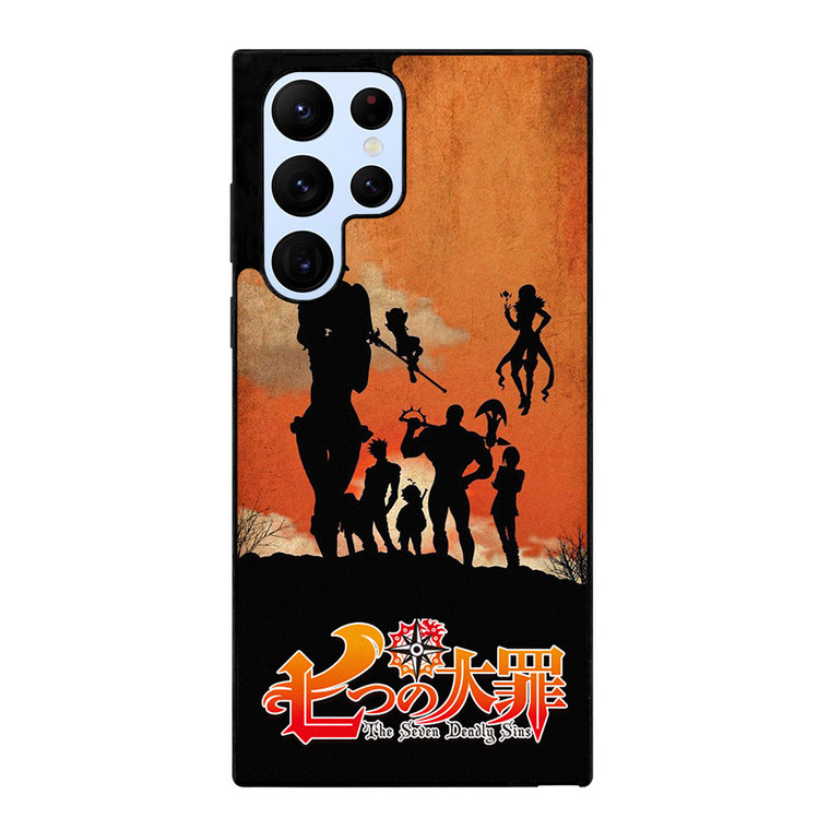 SEVEN DEADLY SINS ANIME SILHOUETTE  Samsung Galaxy S22 Ultra Case Cover