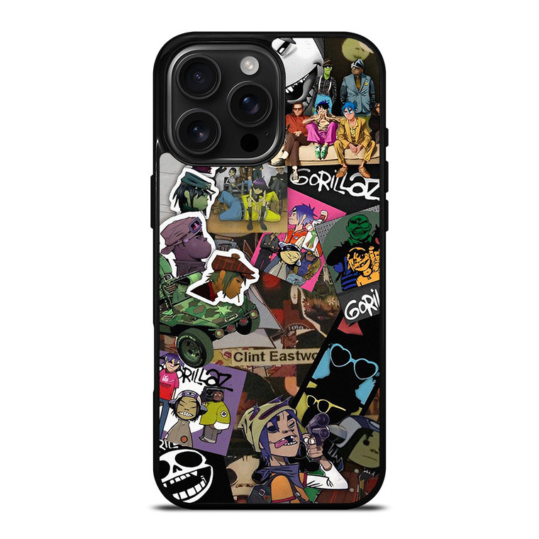 GORILLAZ BAND COLLAGE iPhone 16 Pro Max Case Cover