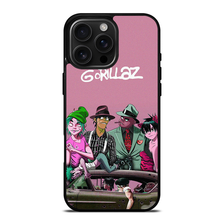 GORILLAZ BAND PINK iPhone 16 Pro Max Case Cover