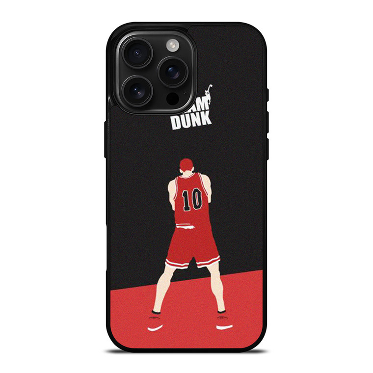 HANAMICHI SAKURAGI SLAM DUNK iPhone 16 Pro Max Case Cover