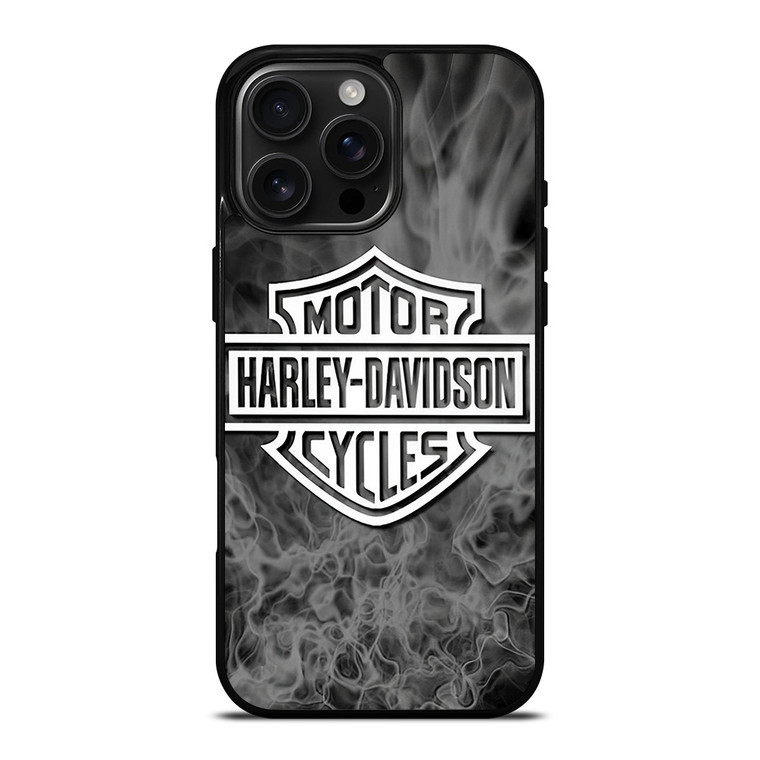 HARLEY DAVIDSON MOTORCYCLES SMOKE LOGO iPhone 16 Pro Max Case Cover