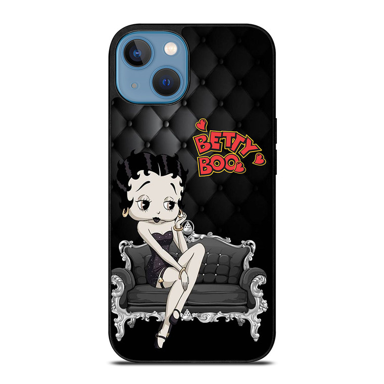 BETTY BOOP QUEEN BLACK iPhone 13 Case Cover
