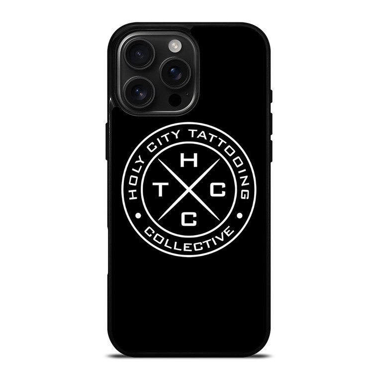 HOLY CITY TATTOOING BADGE iPhone 16 Pro Max Case Cover