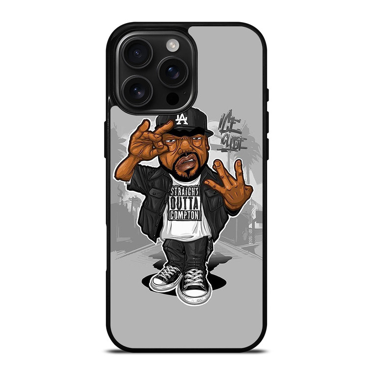 ICE CUBE CARTOON RAPPER iPhone 16 Pro Max Case Cover