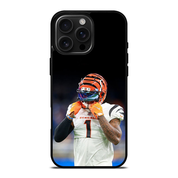 JAMARR CHASE CINCINNATI BENGALS FOOTBALL iPhone 16 Pro Max Case Cover