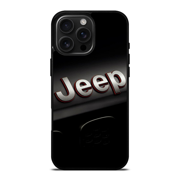 JEEP LOGO METAL EMBLEM GRILL iPhone 16 Pro Max Case Cover