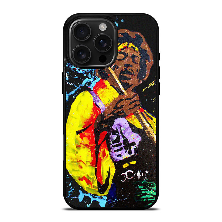 JIMI HENDRIX SPLASH ART iPhone 16 Pro Max Case Cover
