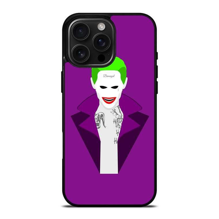JOKER JARED LETO FLAT ART iPhone 16 Pro Max Case Cover