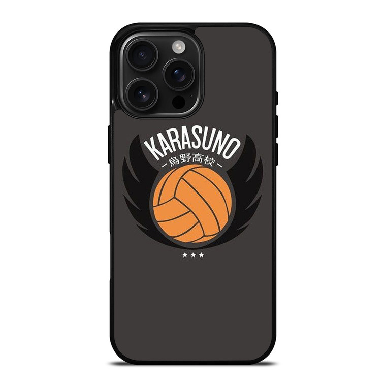 KARASUNO HAIKYUU VOLLEYBALL LOGO iPhone 16 Pro Max Case Cover