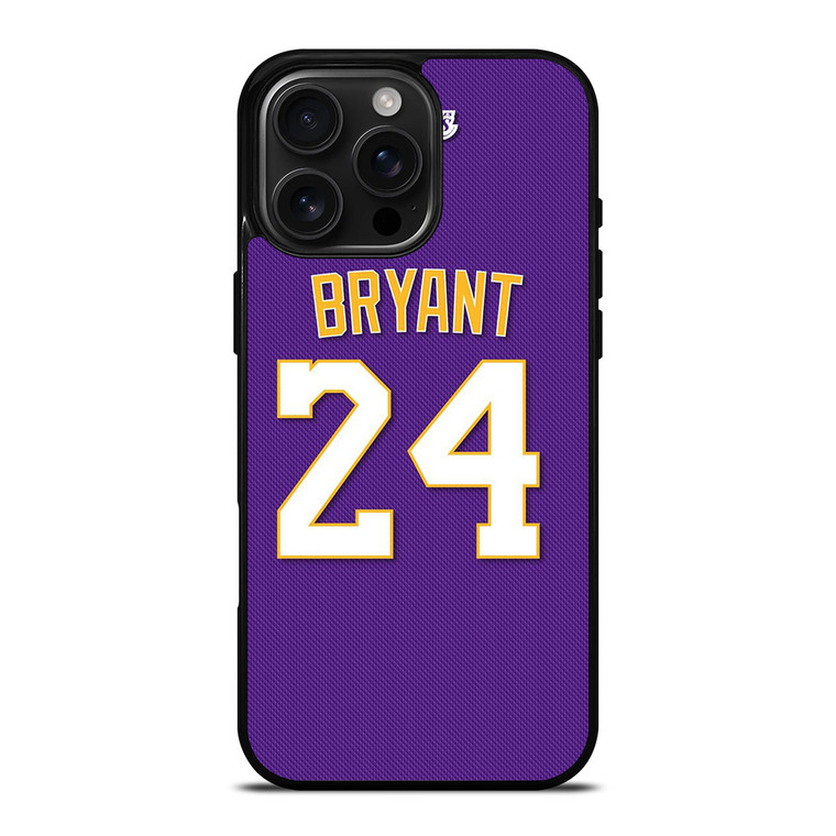 KOBE BRYANT 24 LA LAKERS KIT iPhone 16 Pro Max Case Cover