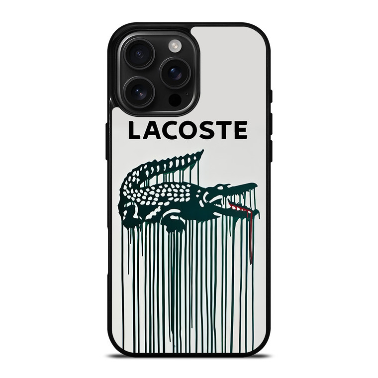 LACOSTE MELTED LOGO 2 iPhone 16 Pro Max Case Cover