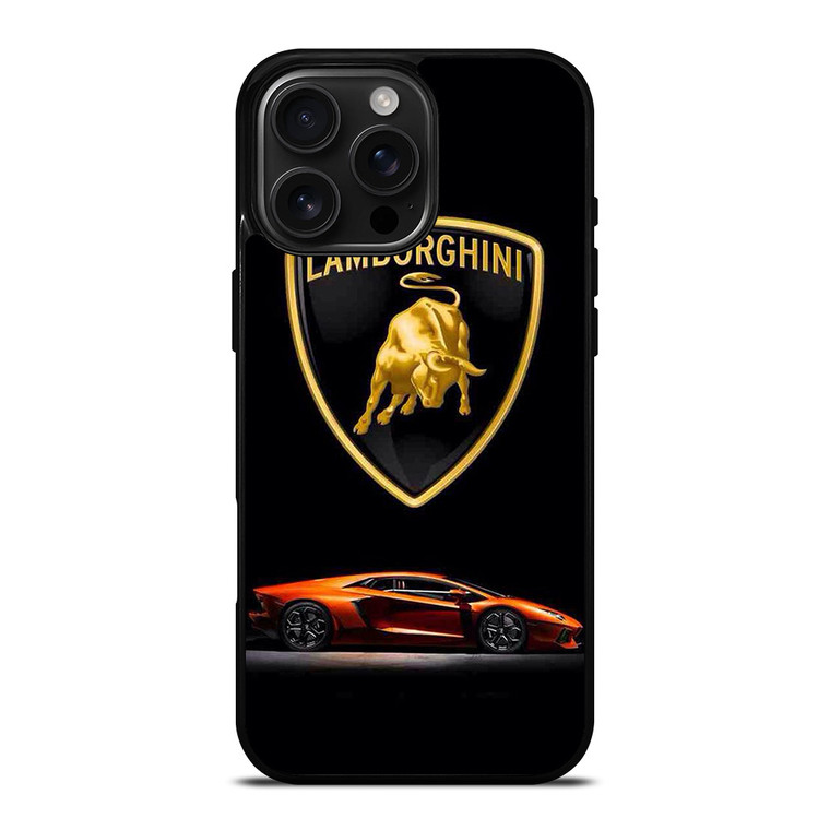 LAMBORHINI SUPER CAR EMBLEM iPhone 16 Pro Max Case Cover