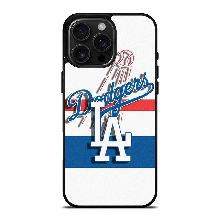 LOS ANGELES DODGERS BASEBALL LOGO MLB iPhone 16 Pro Max Case Cover