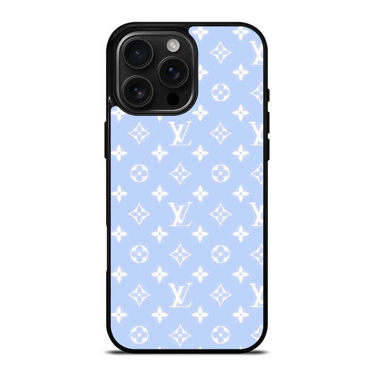 LV LOUIS VUITTON BLUE GLOW iPhone 16 Pro Max Case Cover
