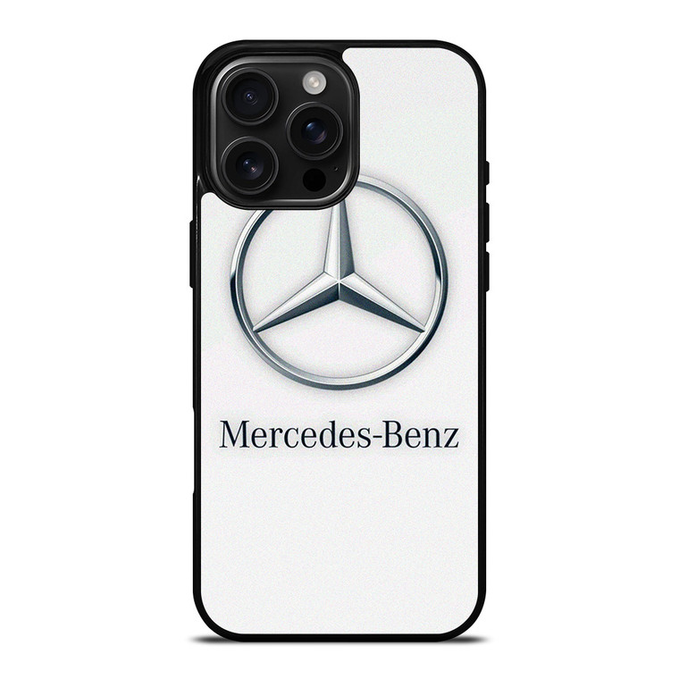 MERCEDES BENZ WHITE EMBLEM iPhone 16 Pro Max Case Cover