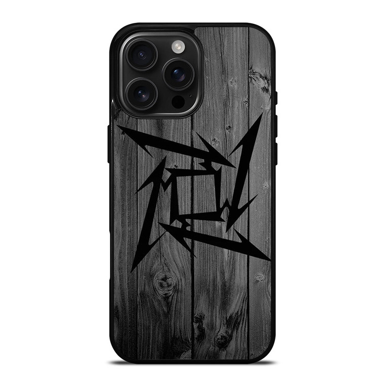 METALLICA METAL BAND WOOD ICON iPhone 16 Pro Max Case Cover METALLICA METAL BAND WOOD ICON iPhone 16 Pro Max Case Cover