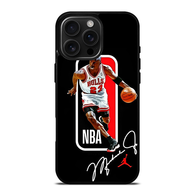 MICHAEL JORDAN CHICAGO BULLS NBA SIGN iPhone 16 Pro Max Case Cover
