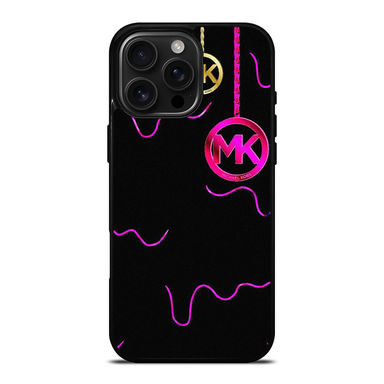 MICHAEL KORS GOLD PINK iPhone 16 Pro Max Case Cover