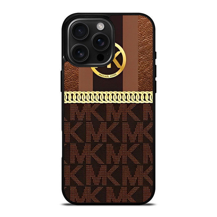 MICHAEL KORS LEATHER PATTERN iPhone 16 Pro Max Case Cover MICHAEL KORS LEATHER PATTERN iPhone 16 Pro Max Case Cover