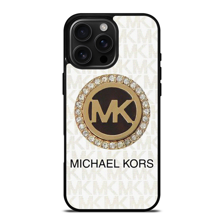 MICHAEL KORS MK DIAMOND LOGO iPhone 16 Pro Max Case Cover MICHAEL KORS MK DIAMOND LOGO iPhone 16 Pro Max Case Cover