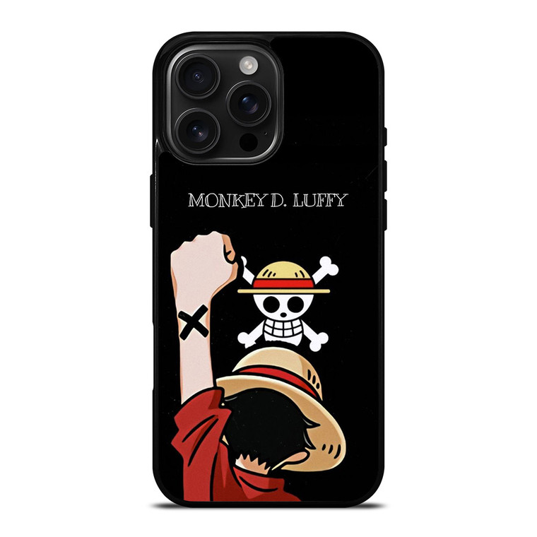 MONKEY D LUFFY ANIME LOGO iPhone 16 Pro Max Case Cover MONKEY D LUFFY ANIME LOGO iPhone 16 Pro Max Case Cover