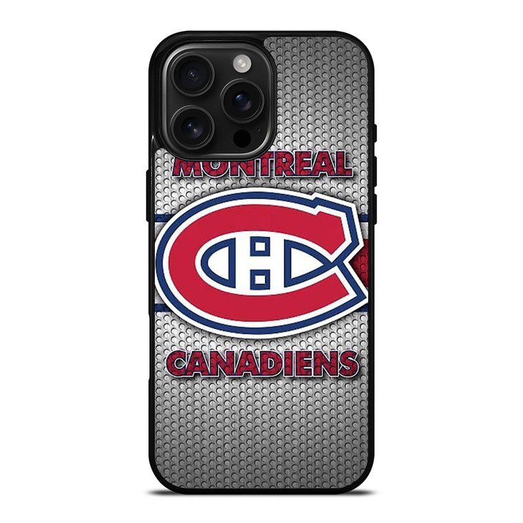 MONTREAL CANADIENS NHL METAL LOGO iPhone 16 Pro Max Case Cover